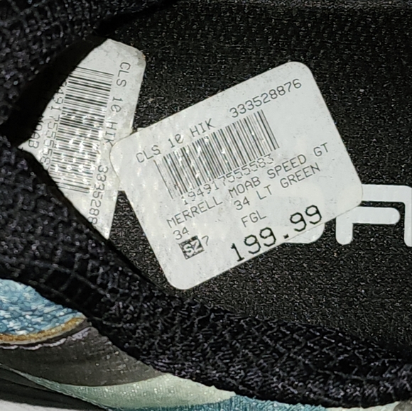 Womens 7 Merrell Moab Speed Floatpro Gortex Vibram Hiking Shoes - Picture 5 of 7